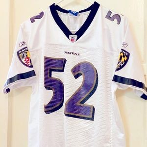 Ray Lewis Jersey #52 NFL Baltimore Ravens, Kids XL